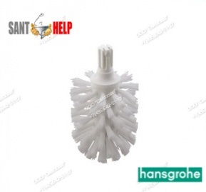 Сменная щетка для ершика, без ручки, белая Hansgrohe 40088000